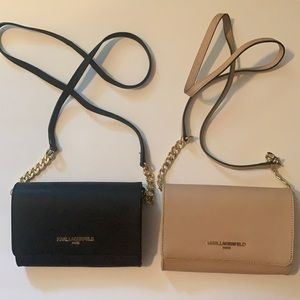 Black and Tan Karl Lagerfeld Purses